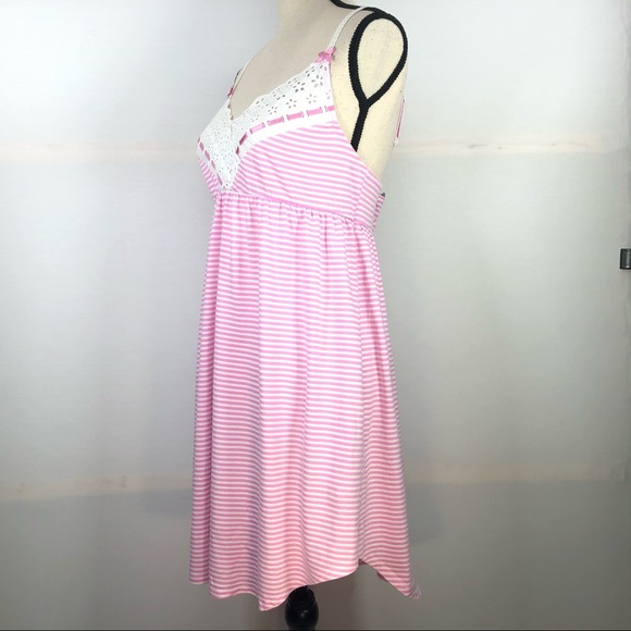 Victoria’s Secret Babydoll Striped Nightie Medium - Picture 2 of 8